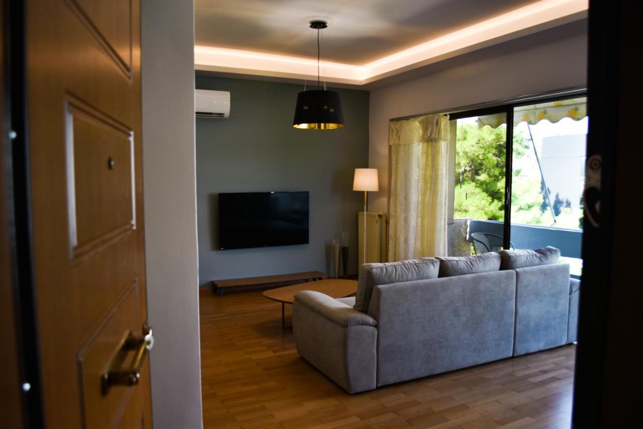 Βright Walled Designed Apt In Glyfada Center Ateny Zewnętrze zdjęcie