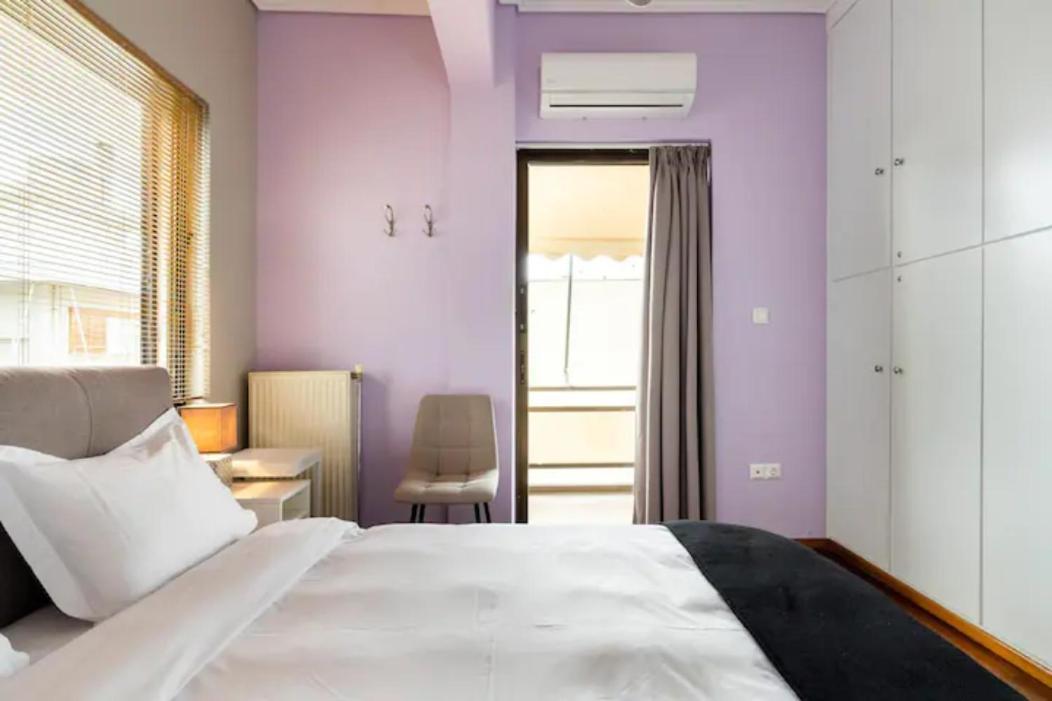 Βright Walled Designed Apt In Glyfada Center Ateny Zewnętrze zdjęcie